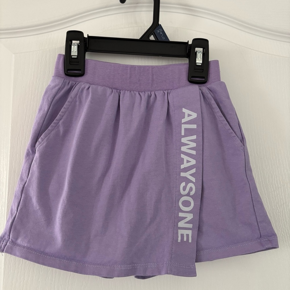 Little Girls Purple Skort